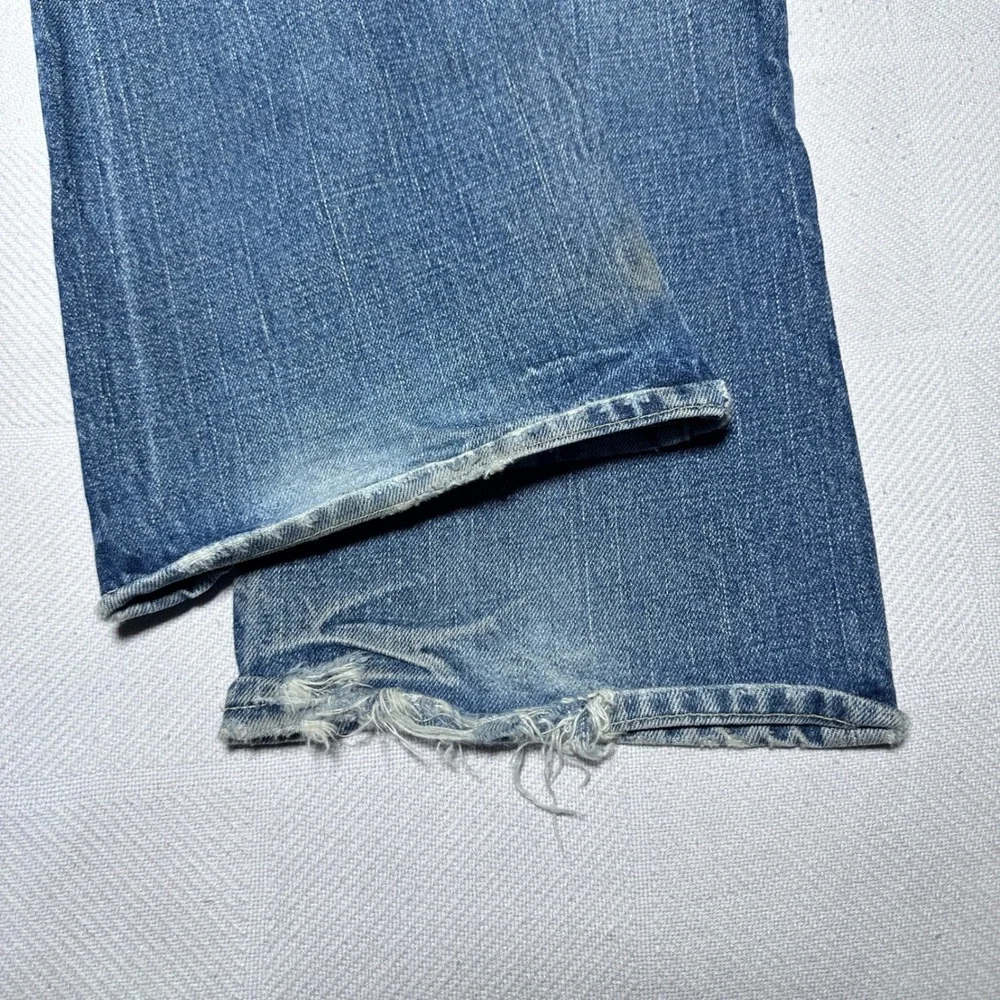Abercrombie & Fitch Baxter Jeans Mens 30x32 Low Rise Slim Boot Grunge Distressed